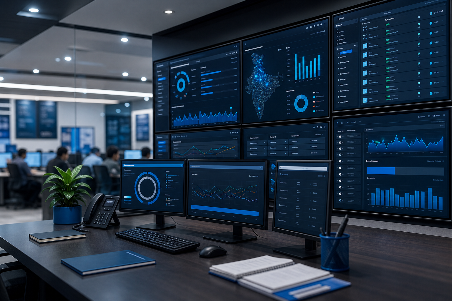 Civic and government workflow support scene